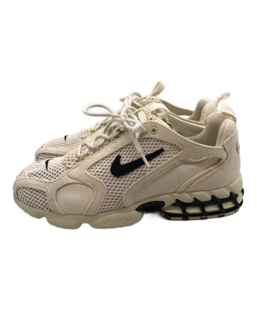 NIKE（ナイキ）NIKE (ナイキ) stussy (ステューシー) ローカットスニーカー ベージュ サイズ:28.5㎝の古着・服飾アイテム