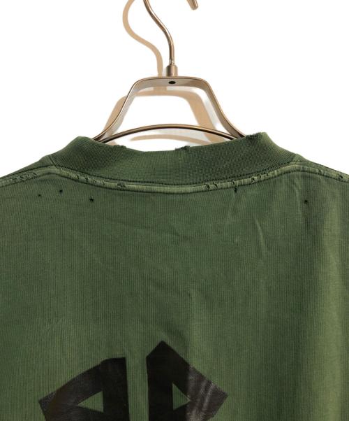 BALENCIAGA（バレンシアガ）BALENCIAGA (バレンシアガ) NewTapeTypeミディアムフィットTシャツ グリーン サイズ:XSの古着・服飾アイテム