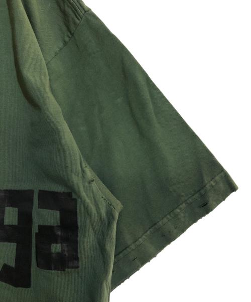 BALENCIAGA（バレンシアガ）BALENCIAGA (バレンシアガ) NewTapeTypeミディアムフィットTシャツ グリーン サイズ:XSの古着・服飾アイテム