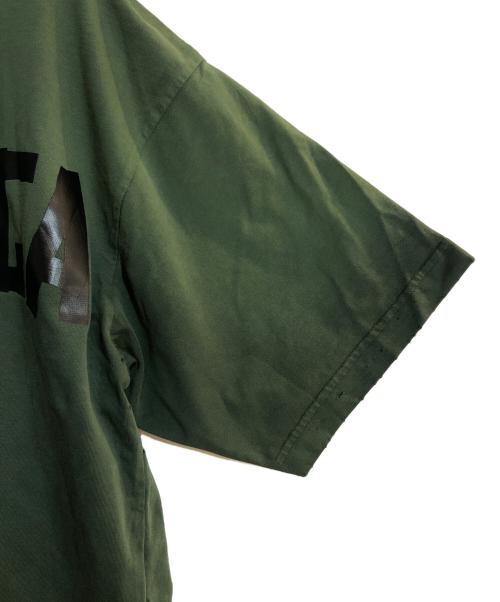 BALENCIAGA（バレンシアガ）BALENCIAGA (バレンシアガ) NewTapeTypeミディアムフィットTシャツ グリーン サイズ:XSの古着・服飾アイテム