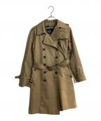 Aquascutumアクアスキュータム）の古着「ライナー付きトレンチコート」｜ブラウン