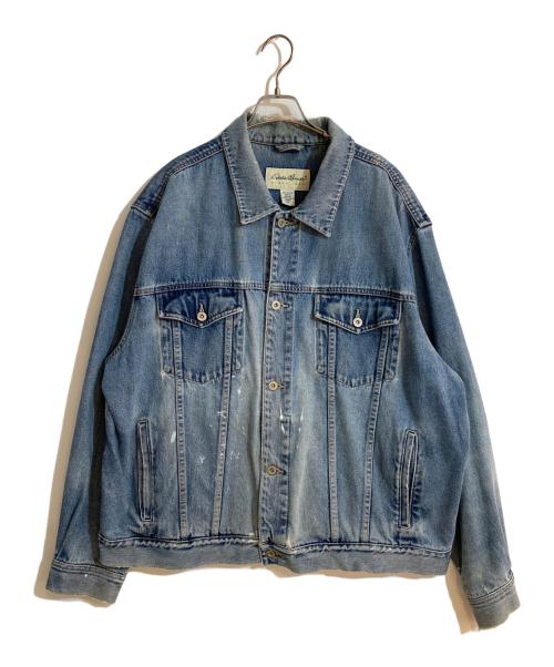 Eddie Bauer（エディーバウアー）Eddie Bauer (エディーバウアー) デニムジャケット ブルー サイズ:XXLの古着・服飾アイテム