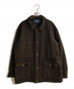 lobo by pendletonロボ バイ ペンドルトン）の古着「ヘリンボーンハンティングジャケット」｜ブラウン