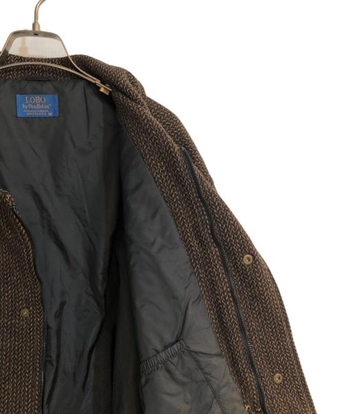 lobo by pendleton（ロボ バイ ペンドルトン）lobo by pendleton (ロボ バイ ペンドルトン) ヘリンボーンハンティングジャケット ブラウン サイズ:Mの古着・服飾アイテム