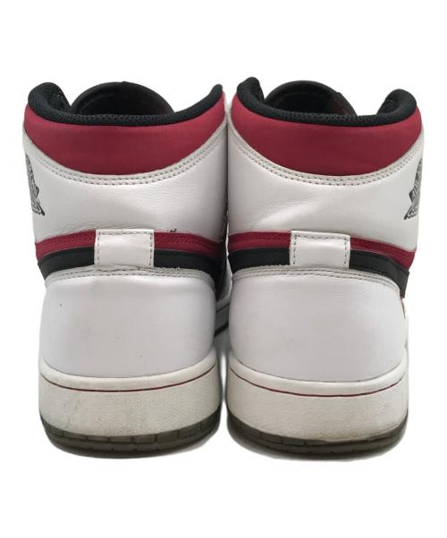 NIKE（ナイキ）NIKE (ナイキ) Air Jordan 1 Retro High/エアジョーダンワンレトロハイ ホワイト×レッド サイズ:27cmの古着・服飾アイテム