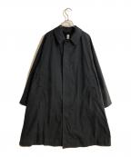 LEエルイー）の古着「C/P ギャバ バルカラーコート」｜ネイビー