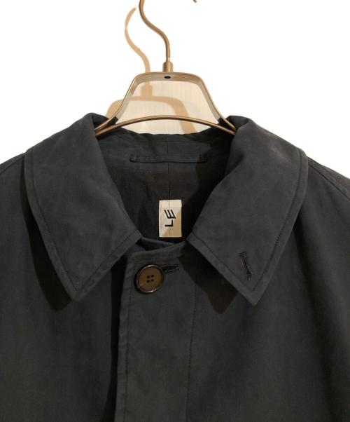LE（エルイー）LE (エルイー) C/P ギャバ バルカラーコート ネイビー サイズ:1の古着・服飾アイテム
