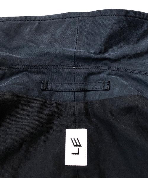 LE（エルイー）LE (エルイー) C/P ギャバ バルカラーコート ネイビー サイズ:1の古着・服飾アイテム