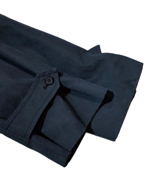 LE（エルイー）LE (エルイー) C/P ギャバ バルカラーコート ネイビー サイズ:1の古着・服飾アイテム