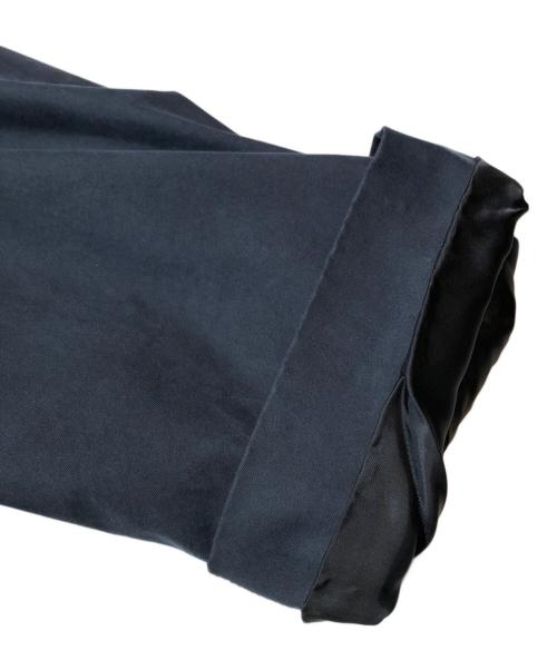 LE（エルイー）LE (エルイー) C/P ギャバ バルカラーコート ネイビー サイズ:1の古着・服飾アイテム