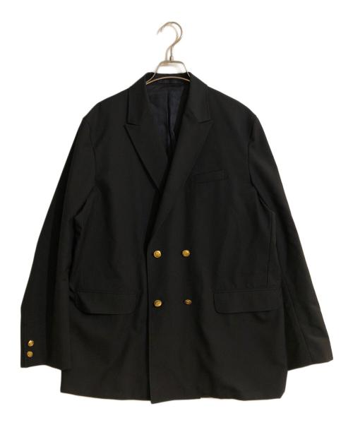 BEAMS PLUS（ビームスプラス）BEAMS PLUS (ビームスプラス) 4B Double Breasted Blazer Wool/ダブルブレステッドブレザーウール ネイビー サイズ:XLの古着・服飾アイテム