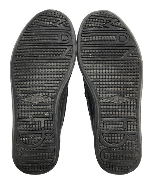 UNDER THE SUN（アンダー ザ サン）UNDER THE SUN (アンダー ザ サン) Cabaret Poval (キャバレーポバール) MANEBU (マネブ) レザーメッシュローファー ブラック サイズ:43の古着・服飾アイテム