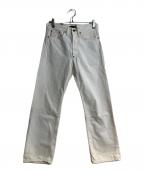 RRLダブルアールエル）の古着「1927 Buckle Back Jeans 12.5ozデニムパンツ/バックルバックジーン」｜ホワイト