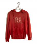 RRLダブルアールエル）の古着「後付けロゴパーカー」｜レッド