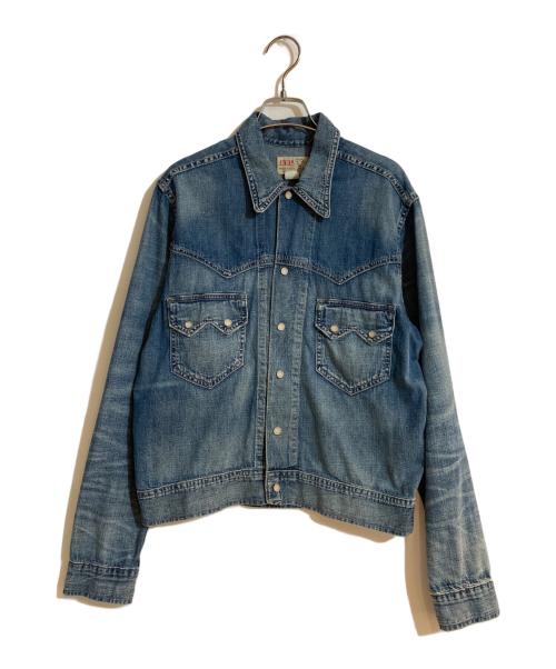 RRL（ダブルアールエル）RRL (ダブルアール) Hewson Indigo Denim Western Jacket インディゴ サイズ:Sの古着・服飾アイテム