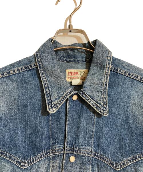 RRL（ダブルアールエル）RRL (ダブルアール) Hewson Indigo Denim Western Jacket インディゴ サイズ:Sの古着・服飾アイテム