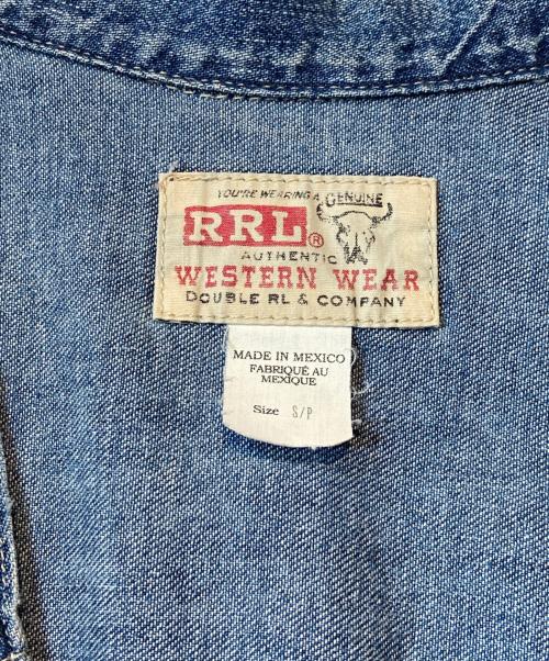 RRL（ダブルアールエル）RRL (ダブルアール) Hewson Indigo Denim Western Jacket インディゴ サイズ:Sの古着・服飾アイテム