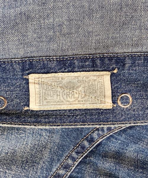 RRL（ダブルアールエル）RRL (ダブルアール) Hewson Indigo Denim Western Jacket インディゴ サイズ:Sの古着・服飾アイテム