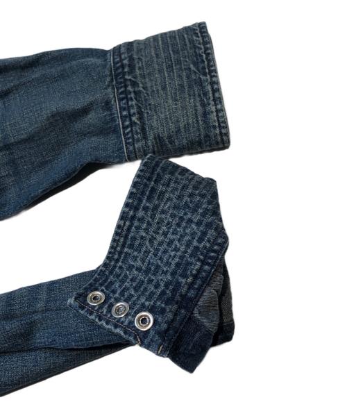 RRL（ダブルアールエル）RRL (ダブルアールエル) コンチョボタンデニムウエスタンシャツ インディゴ サイズ:Sの古着・服飾アイテム