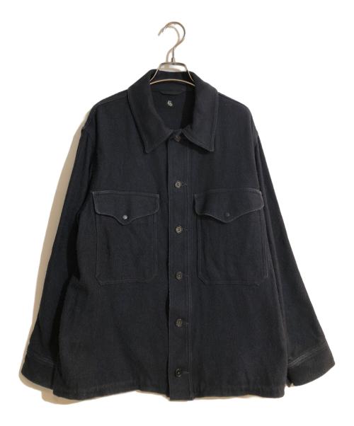 KAPTAIN SUNSHINE（キャプテンサンシャイン）KAPTAIN SUNSHINE (キャプテンサンシャイン) Cruise Shirt Jacket/クルーズシャツジャケット ネイビー サイズ:36の古着・服飾アイテム