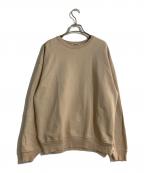 AURALEEオーラリー）の古着「SUPER SOFT SWEAT BIG P/O」｜ベージュ