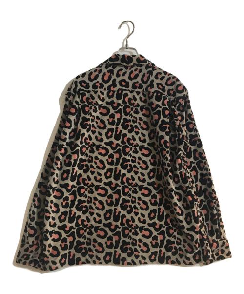 STYLE EYES（スタイルアイズ）STYLE EYES (スタイルアイズ) Leopard Velveteen Open Shirt/レオパードベルベティーンオープンシャツ グレー サイズ:Lの古着・服飾アイテム