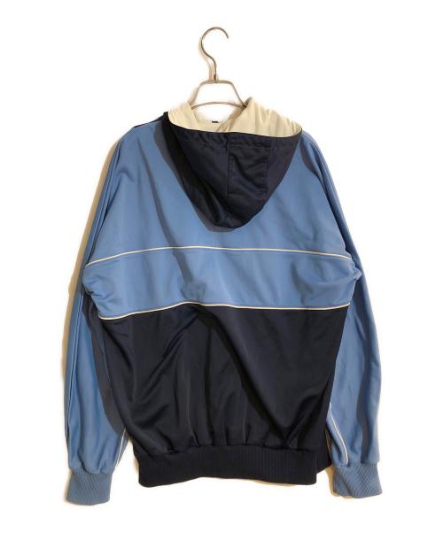 adidas（アディダス）adidas (アディダス) ハーフジッププルオーバートラックジャケット ブルー サイズ:XLの古着・服飾アイテム