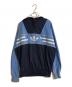 adidas（アディダス）の古着「ハーフジッププルオーバートラックジャケット」｜ブルー