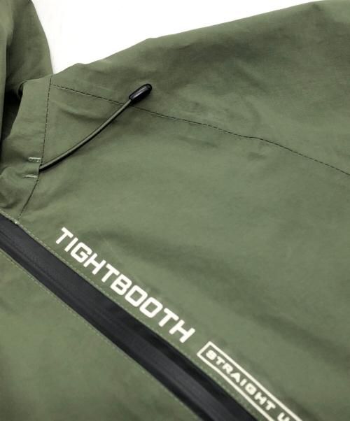TIGHTBOOTH PRODUCTION（タイトブースプロダクション）TIGHTBOOTH PRODUCTION (タイトブースプロダクション) レインフーデットジャケット カーキ サイズ:XLの古着・服飾アイテム