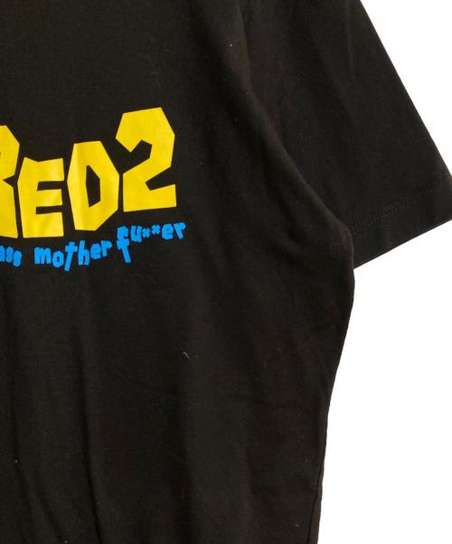 DSQUARED2（ディースクエアード）DSQUARED2 (ディースクエアード) プリントTシャツ ブラック サイズ:Mの古着・服飾アイテム