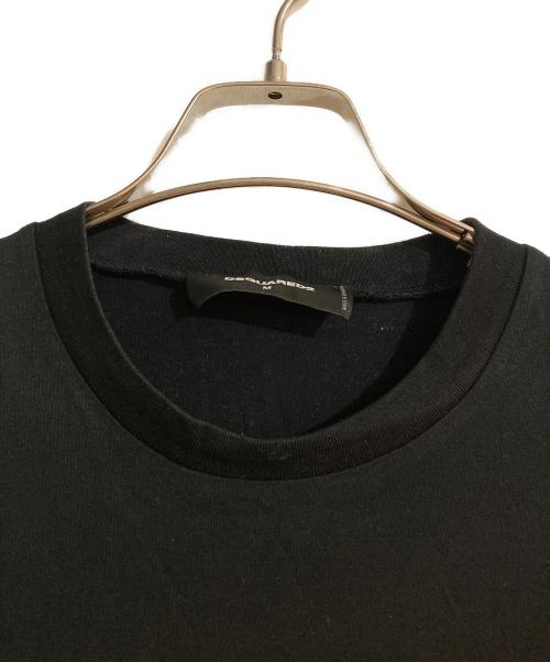 DSQUARED2（ディースクエアード）DSQUARED2 (ディースクエアード) プリントTシャツ ブラック サイズ:Mの古着・服飾アイテム
