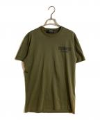 DSQUARED2ディースクエアード）の古着「プリントTシャツ」｜グリーン