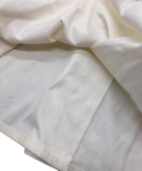 MIU MIU（ミュウミュウ）MIU MIU (ミュウミュウ) オールド切替プリーツスカート ホワイト サイズ:W26の古着・服飾アイテム