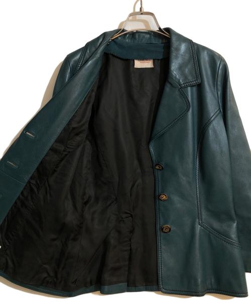 LOEWE（ロエベ）LOEWE (ロエベ) ナッパレザーセットアップスーツ グリーン サイズ:42/38の古着・服飾アイテム