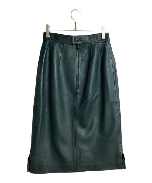 LOEWE（ロエベ）LOEWE (ロエベ) ナッパレザーセットアップスーツ グリーン サイズ:42/38の古着・服飾アイテム