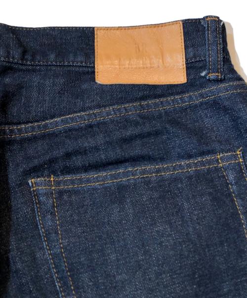 H.R.MARKET（ハリウッドランチマーケッド）H.R.MARKET (ハリウッドランチマーケッド) ネップ セルビッチ デニムストレートジーンズ インディゴ サイズ:78.5cm (W31)の古着・服飾アイテム