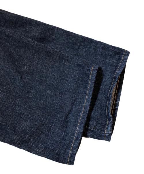 H.R.MARKET（ハリウッドランチマーケッド）H.R.MARKET (ハリウッドランチマーケッド) ネップ セルビッチ デニムストレートジーンズ インディゴ サイズ:78.5cm (W31)の古着・服飾アイテム