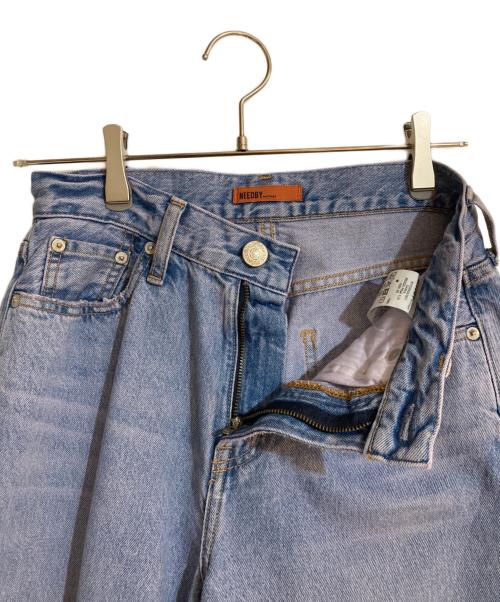 NEEDBY（ニードバイ）NEEDBY (ニードバイ) ワイドデニムパンツ インディゴ サイズ:25の古着・服飾アイテム