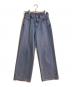NEEDBY（ニードバイ）の古着「ワイドデニムパンツ」｜インディゴ