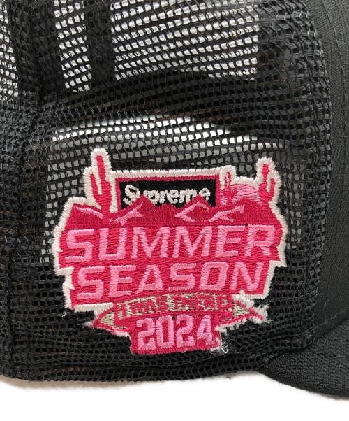 SUPREME（シュプリーム）Supreme (シュプリーム) New Era (ニューエラ) キャップ ブラック サイズ:7 3/4の古着・服飾アイテム
