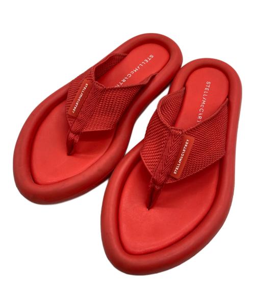 STELLA McCARTNEY（ステラマッカートニー）STELLA McCARTNEY (ステラマッカートニー) AIR SLIDE FLIP/エアスライドサンダル レッド サイズ:36の古着・服飾アイテム