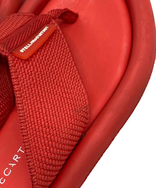 STELLA McCARTNEY（ステラマッカートニー）STELLA McCARTNEY (ステラマッカートニー) AIR SLIDE FLIP/エアスライドサンダル レッド サイズ:36の古着・服飾アイテム