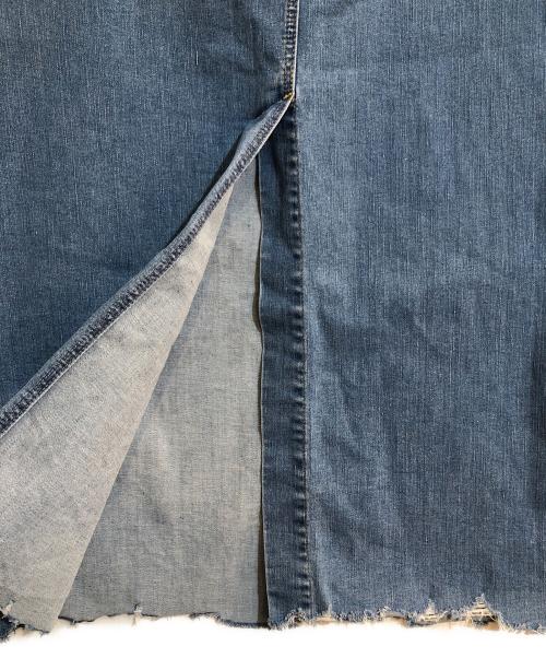 GOOD GRIEF!（グッドグリーフ）GOOD GRIEF! (グッドグリーフ) CUT OFF HEM DENIM LONG SKIRT インディゴ サイズ:Sの古着・服飾アイテム