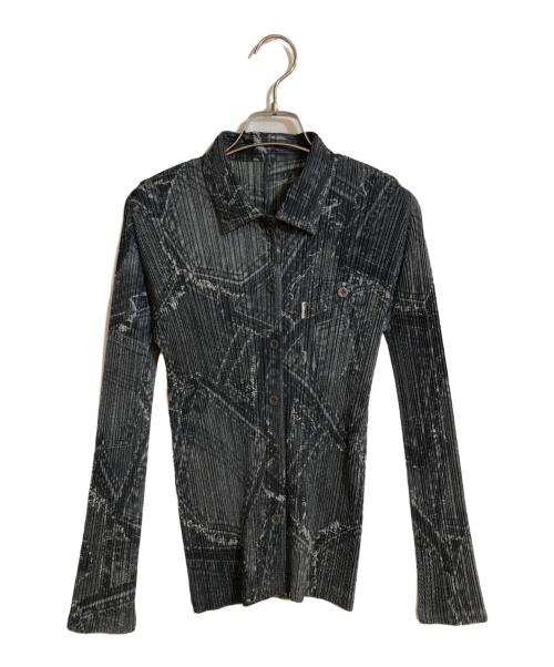 PLEATS PLEASE（プリーツプリーズ）PLEATS PLEASE (プリーツプリーズ) プリーツブラウス グレー サイズ:3の古着・服飾アイテム