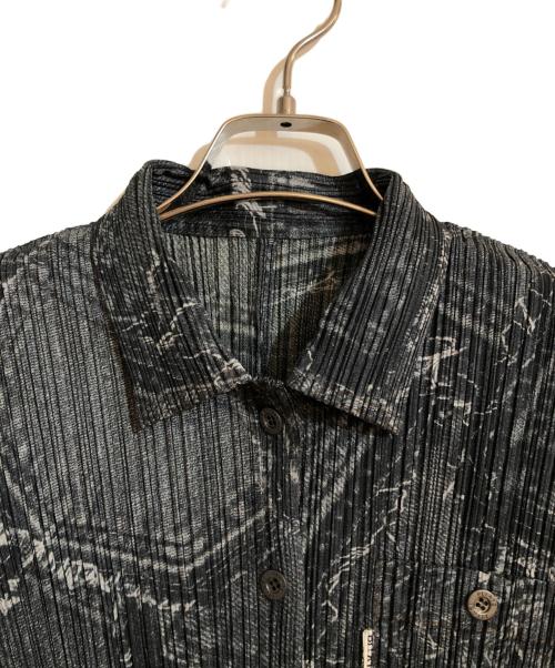 PLEATS PLEASE（プリーツプリーズ）PLEATS PLEASE (プリーツプリーズ) プリーツブラウス グレー サイズ:3の古着・服飾アイテム