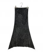 PLEATS PLEASEプリーツプリーズ）の古着「プリーツスカート」｜グレー