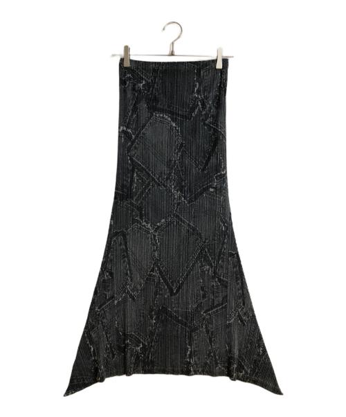 PLEATS PLEASE（プリーツプリーズ）PLEATS PLEASE (プリーツプリーズ) プリーツスカート グレー サイズ:4の古着・服飾アイテム