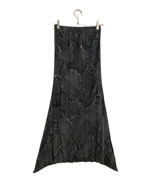 PLEATS PLEASE（プリーツプリーズ）PLEATS PLEASE (プリーツプリーズ) プリーツスカート グレー サイズ:4の古着・服飾アイテム