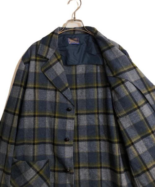 PENDLETON（ペンドルトン）PENDLETON (ペンドルトン) ウールテーラードジャケット ブルー サイズ:Mの古着・服飾アイテム