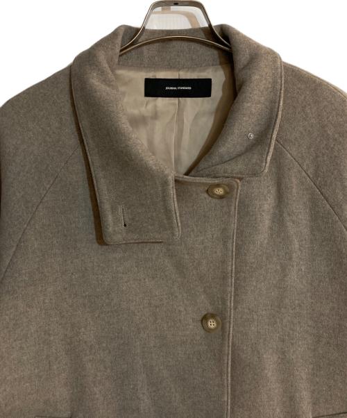 JOURNAL STANDARD（ジャーナルスタンダード）JOURNAL STANDARD (ジャーナルスタンダード) スーパー140スタンドロングコート ブラウン サイズ:Sの古着・服飾アイテム